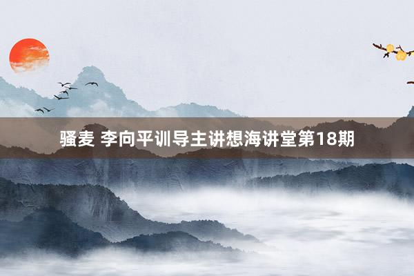 骚麦 李向平训导主讲想海讲堂第18期