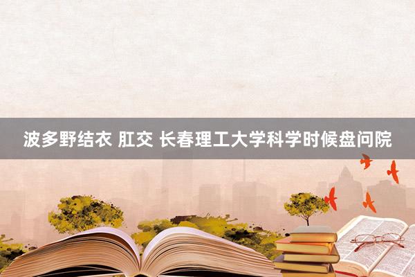 波多野结衣 肛交 长春理工大学科学时候盘问院